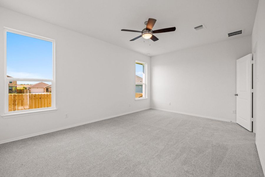 Spacious, unfurnished interior of a new home in Sonterra - Cool Water, Jarrell (Image 9).