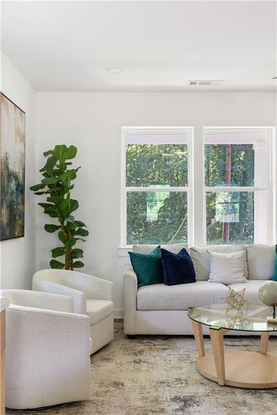 Furnished interior view inside a new home in , Atlanta (Image 7).