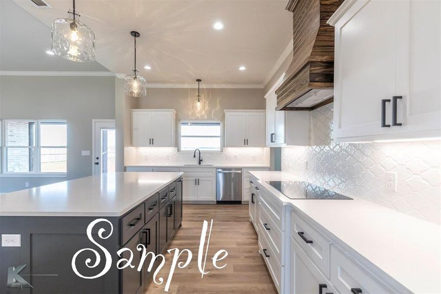 Furnished interior view inside a new home in , Abilene (Image 8).