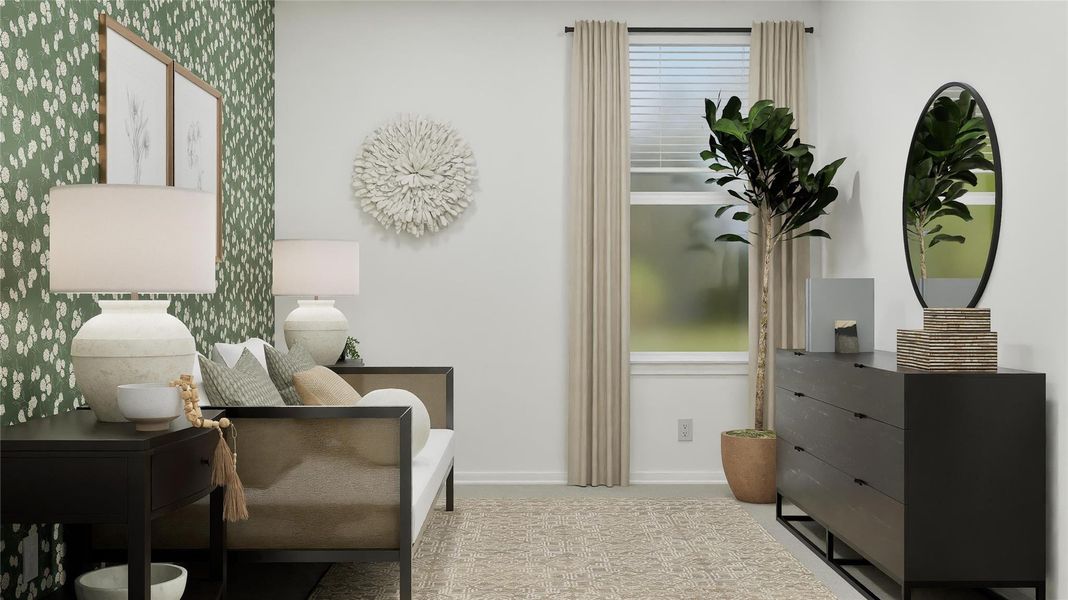 Furnished interior view inside a new home in Anniston, Katy (Image 32).