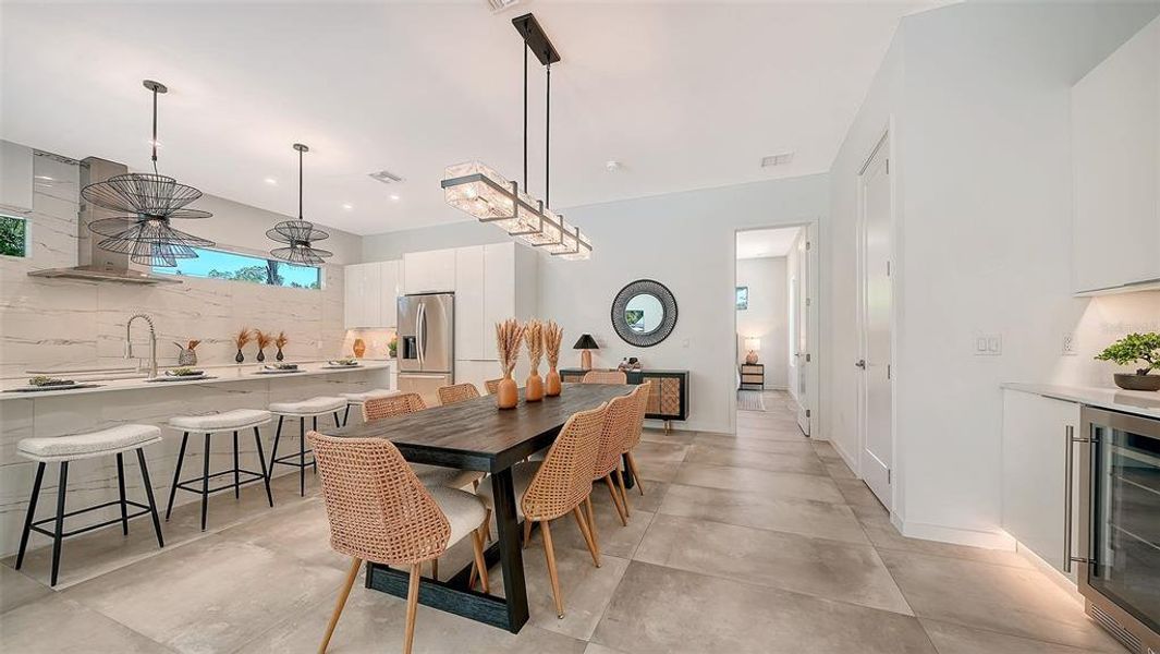 Furnished interior view inside a new home in , Sarasota (Image 16).
