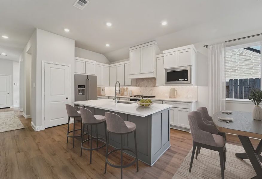 Plan 3029 kitchen/dining - staged - 6 of 15