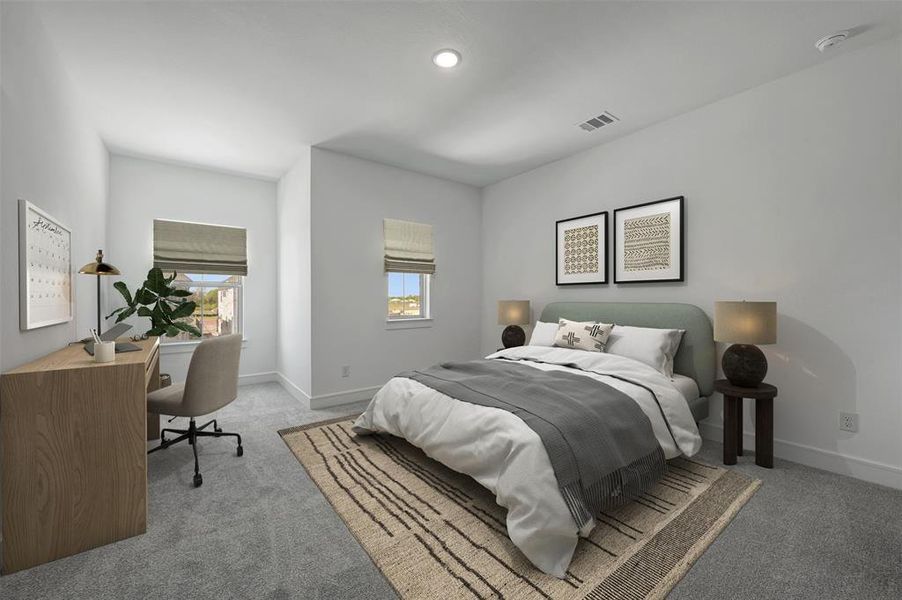 Furnished interior view inside a new home in Heath Golf & Yacht Villas, Heath (Image 19). Furnished interior view inside a new home in Heath Golf & Yacht Villas, Heath (Image 19).