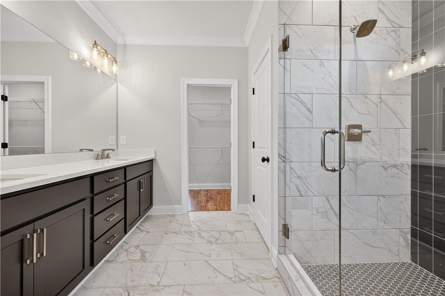 Furnished interior view inside a new home in , Jefferson (Image 30).