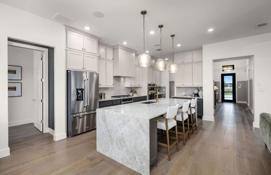 Representative furnished interior of a home built from the Renown by Del Webb in Del Webb Austin at Lost Pines, Bastrop (Image 31). Representative furnished interior of a home built from the Renown by Del Webb in Del Webb Austin at Lost Pines, Bastrop (Image 31).