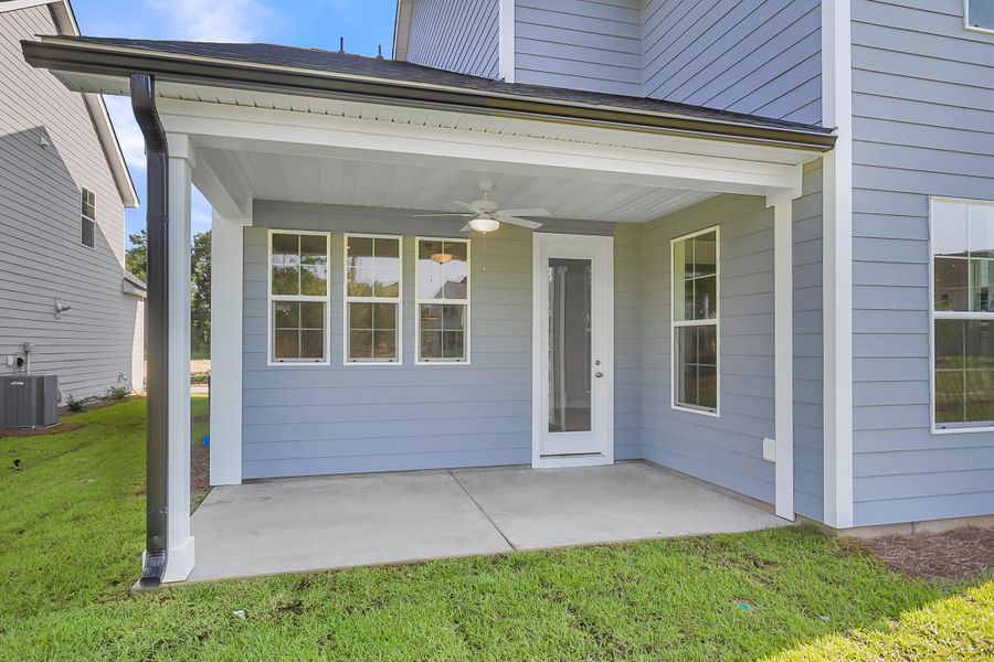 Exterior details and patio area of a home in , Summerville (Image 4).