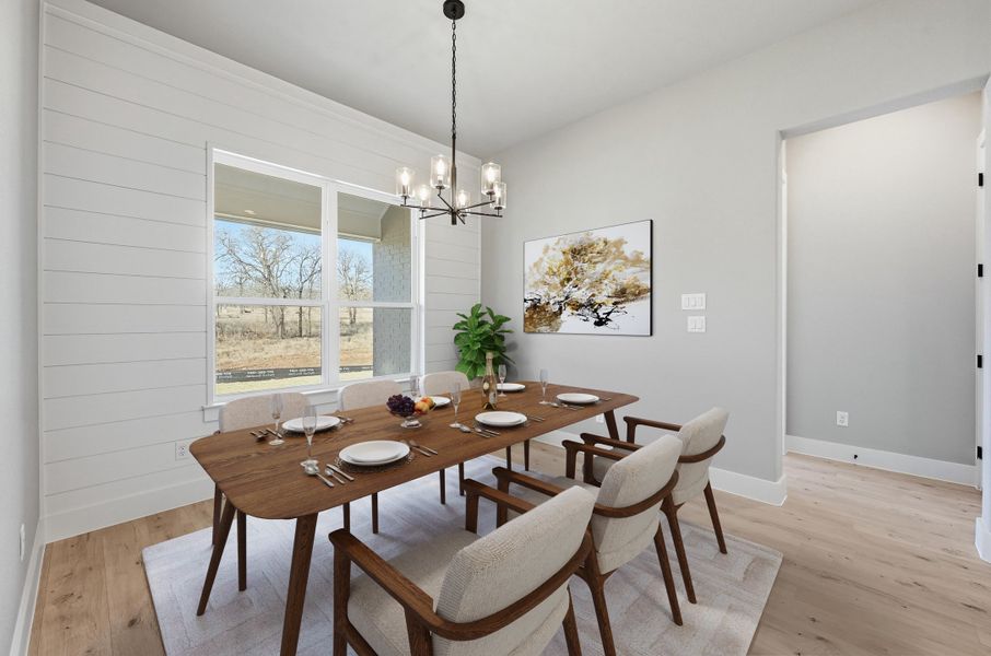 Representative furnished interior of a home built from the The Longview by Kenmark Homes in Escondido Ranches, Weatherford (Image 6).