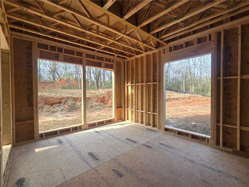 In-progress construction of a new home in Aster, Roswell, GA (Image 16).