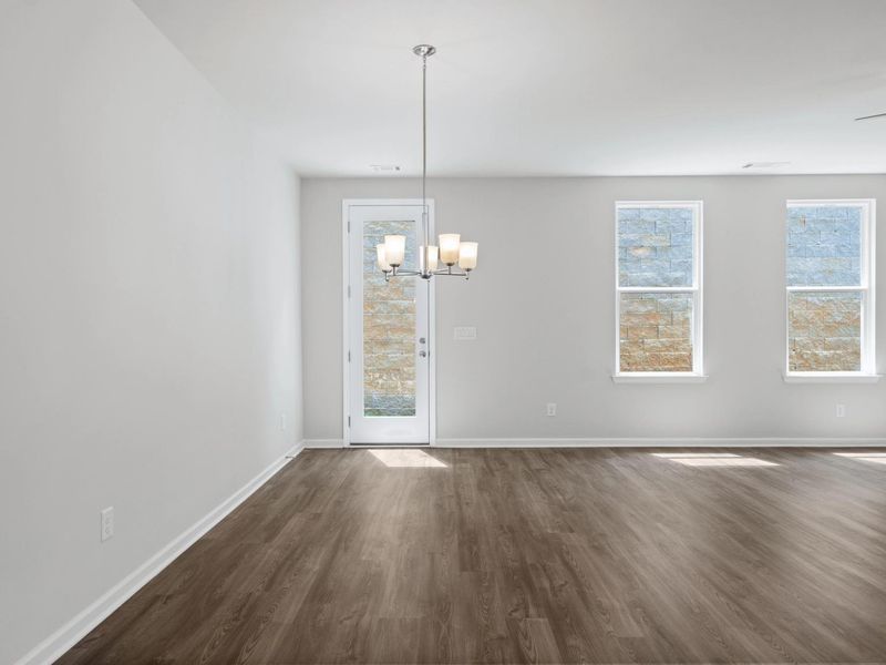 Representative unfurnished interior of a home built from the Cary A by Davidson Homes LLC in Lake Shore, Winder (Image 21).