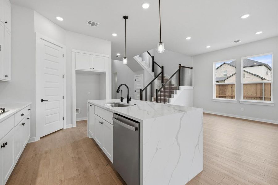 Furnished interior view inside a new home in Heritage, Dripping Springs (Image 15).