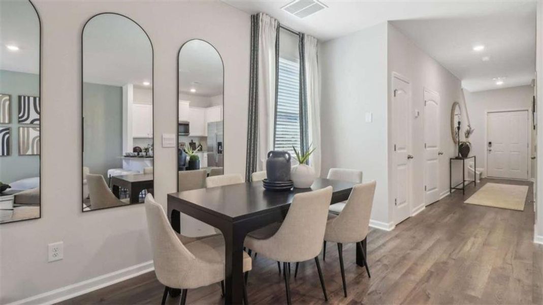 Furnished interior view inside a new home in Wellington Park, Lithonia (Image 12).