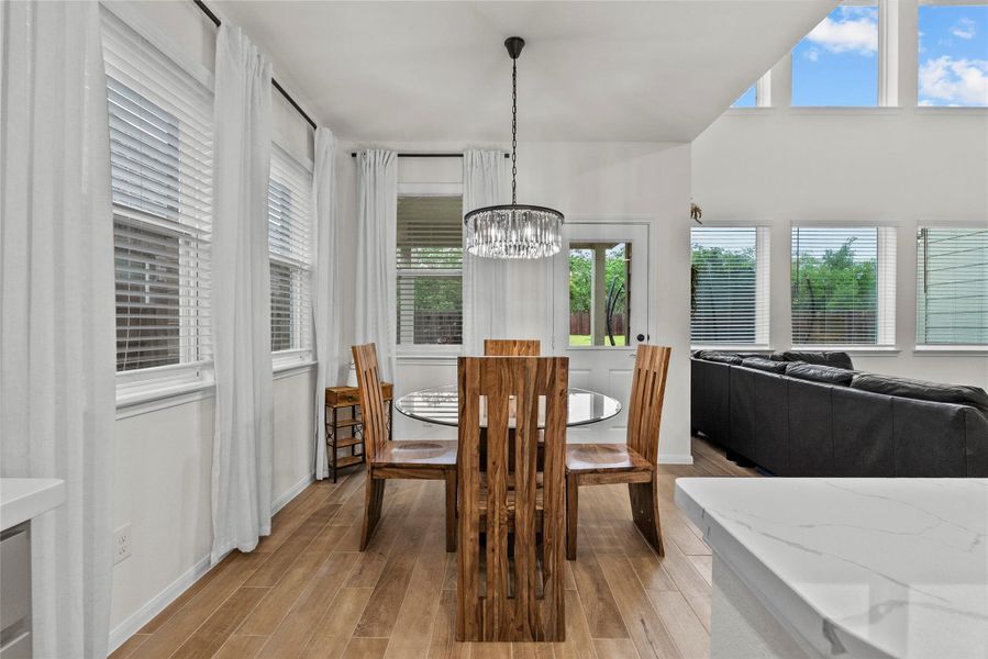 Furnished interior view inside a new home in The Commons at Sedona, League City (Image 9).