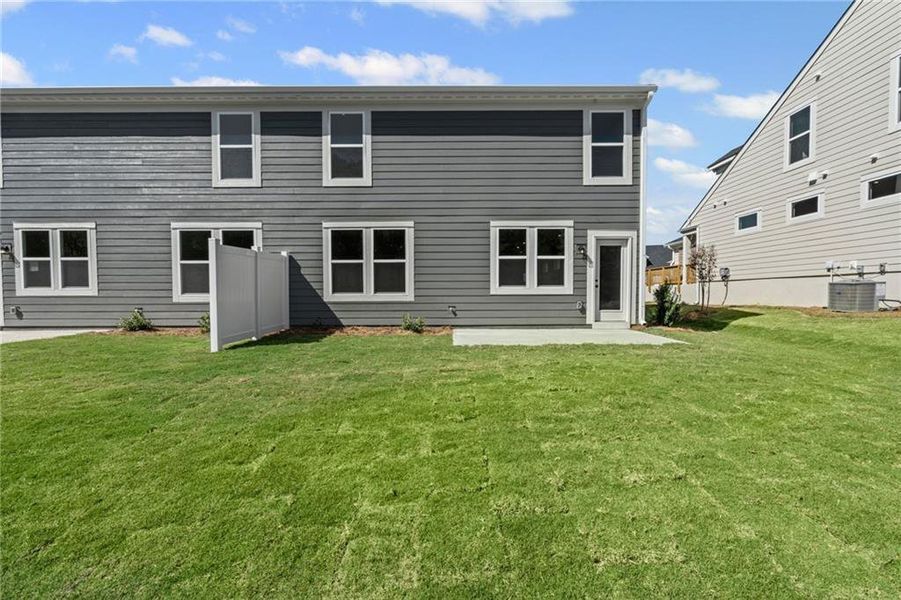 Exterior details and patio area of a home in Villas at Gold Creek, Dawsonville (Image 21). Exterior details and patio area of a home in Villas at Gold Creek, Dawsonville (Image 21).