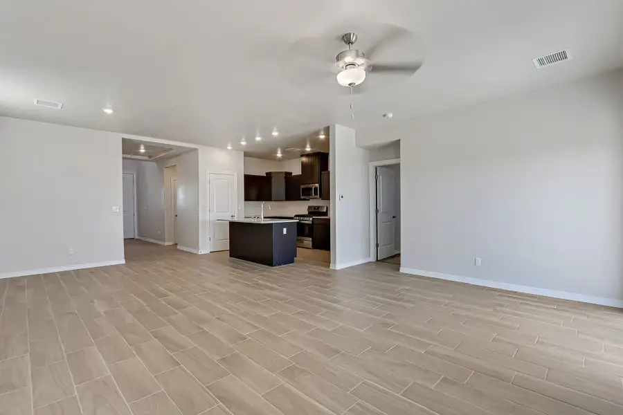 Representative unfurnished interior of a home built from the Sinatra by View Homes in Enchanted Hills, El Paso (Image 47). Representative unfurnished interior of a home built from the Sinatra by View Homes in Enchanted Hills, El Paso (Image 47).