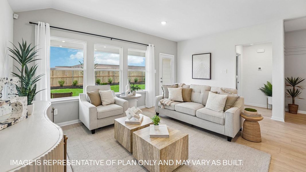 Furnished interior view inside a new home in Briarwood, Elgin (Image 3).