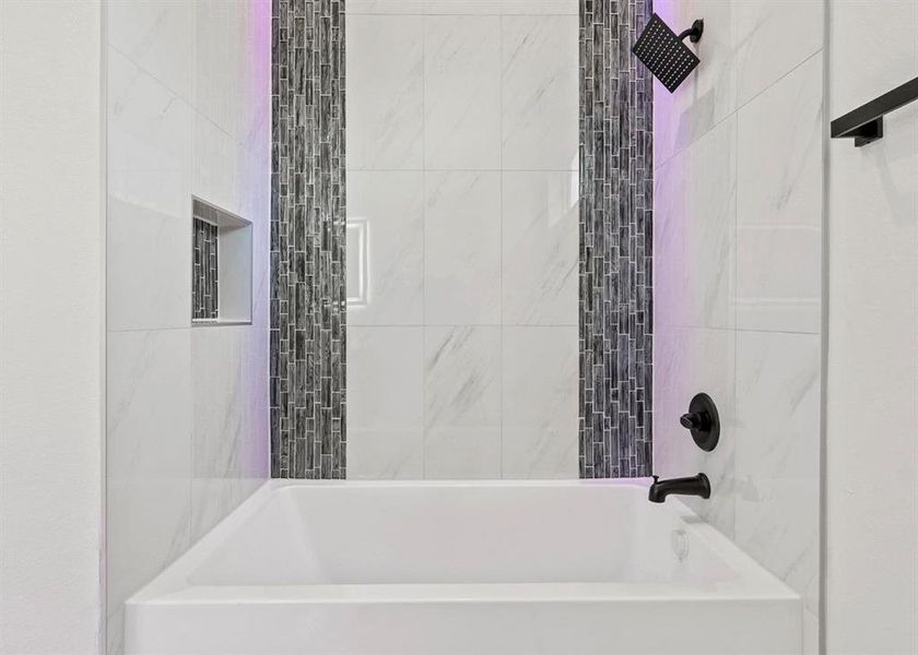 Close-up of interior finishes inside a home in , Dallas (Image 8).