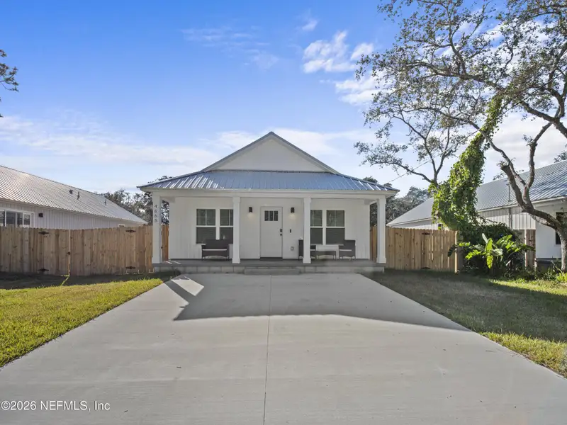 Front exterior of a new home in , St. Augustine, FL, highlighting curb appeal (Image 1). Front exterior of a new home in , St. Augustine, FL, highlighting curb appeal (Image 1).