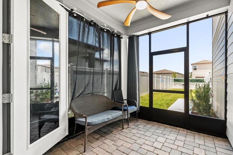 Exterior details and patio area of a home in , Winter Garden (Image 3). Exterior details and patio area of a home in , Winter Garden (Image 3).