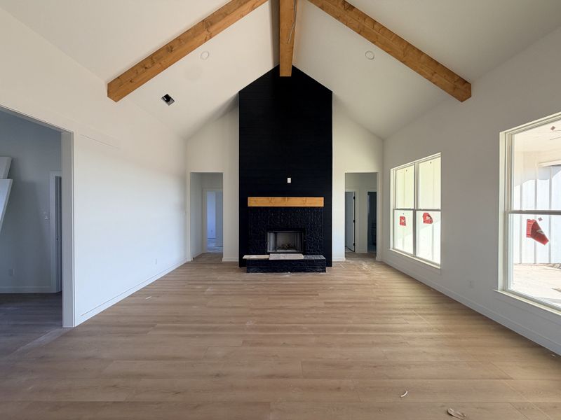Representative unfurnished interior of a home built from the The 2500-4 by Zeal Home Builders in Oak Water Ranch, Granbury (Image 14).
