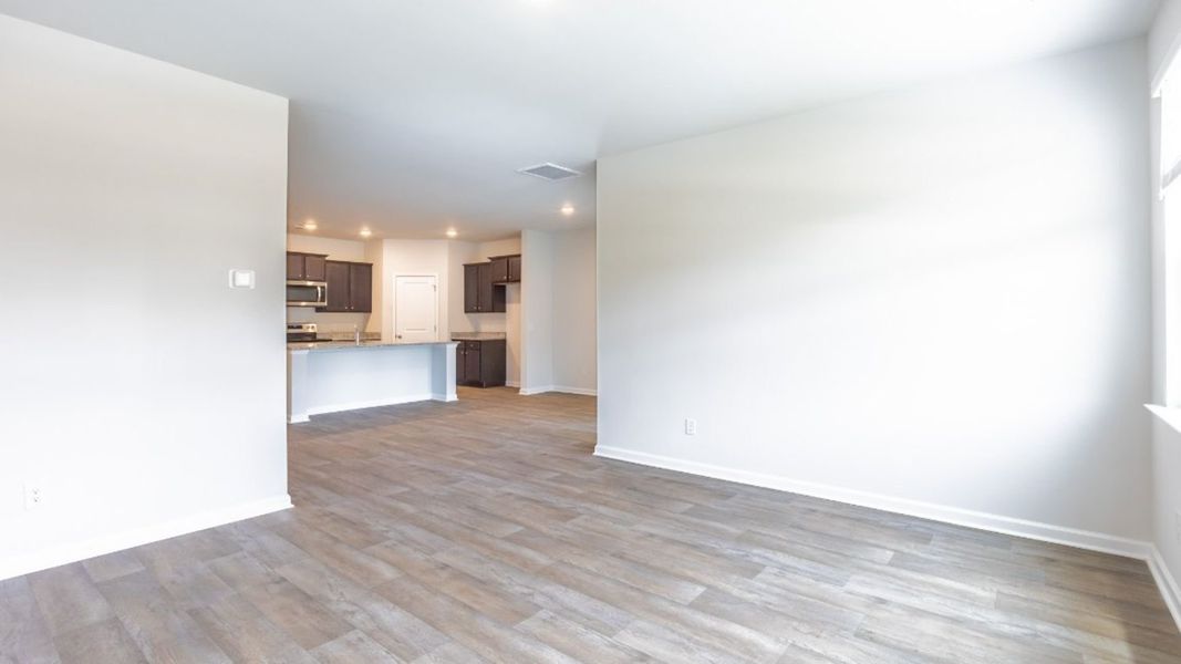 Representative unfurnished interior of a home built from the ARCHER by D.R. Horton in Rivers Reach, Yemassee (Image 17).