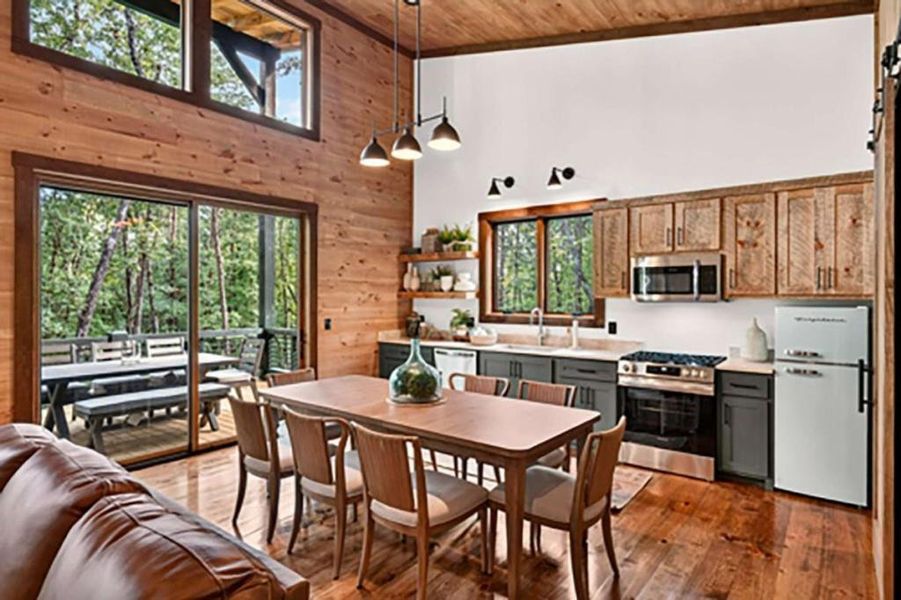 Furnished interior view inside a new home in , Blue Ridge (Image 6).