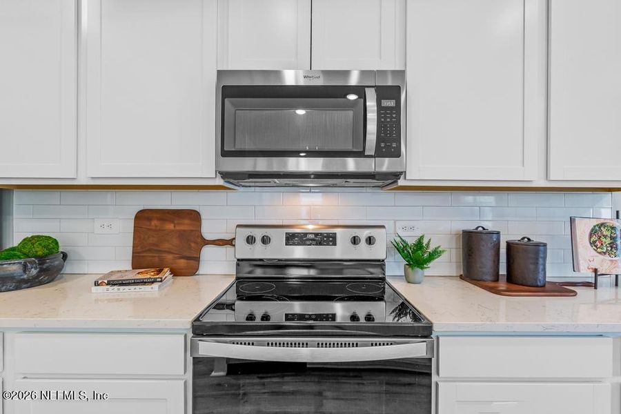 Close-up of interior finishes inside a home in The Landings at Pecan Park, Jacksonville (Image 22).