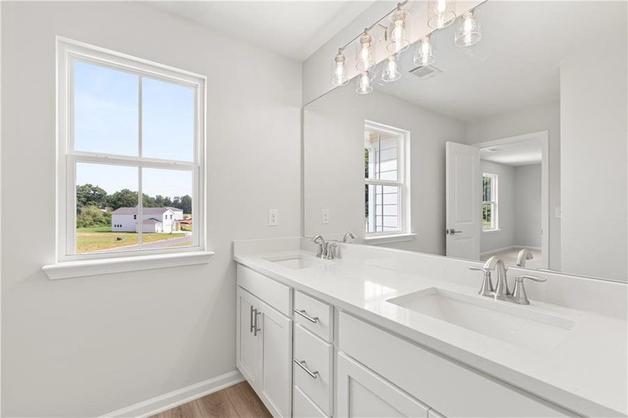 Furnished interior view inside a new home in Cedar Farms, Winder (Image 12).
