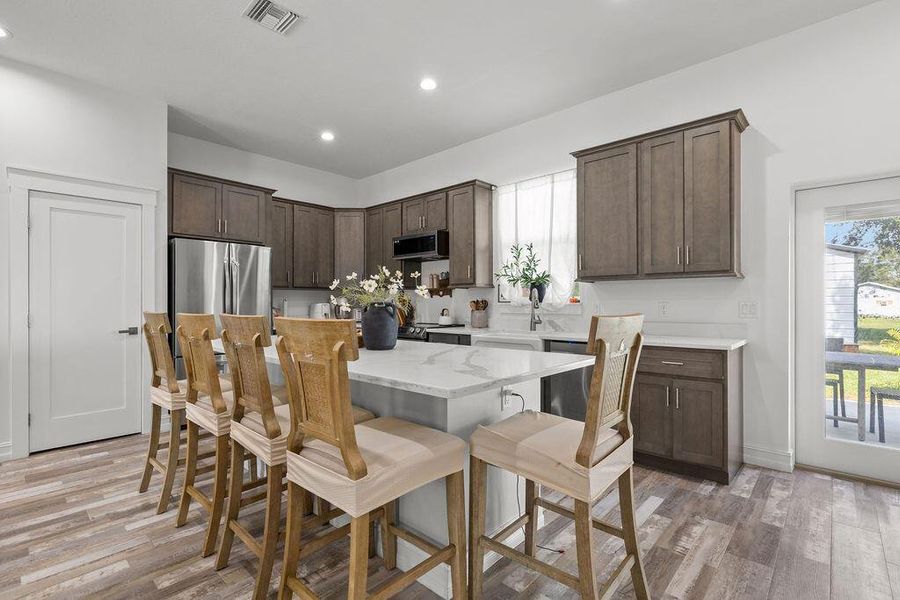 Furnished interior view inside a new home in , Okeechobee (Image 30).