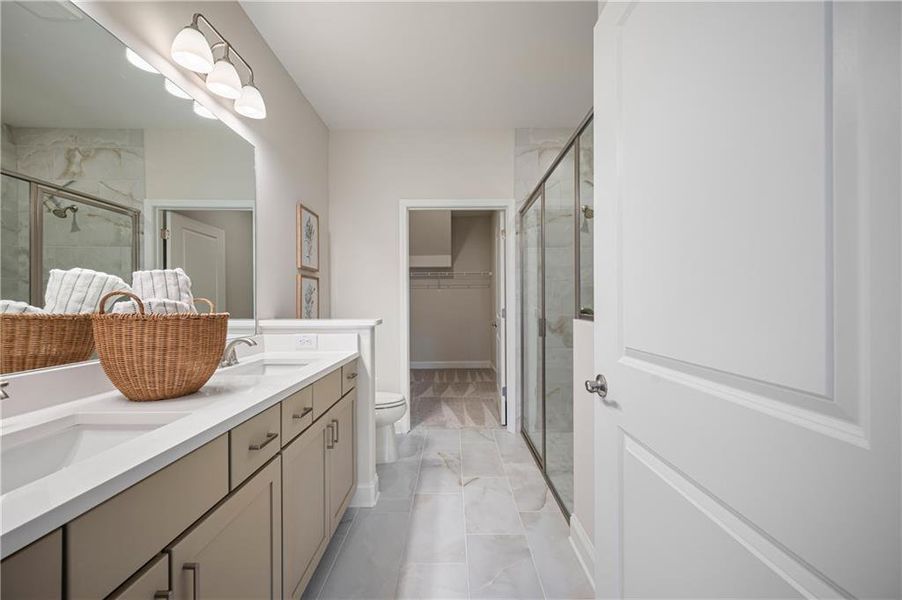 Furnished interior view inside a new home in , Cartersville (Image 12).