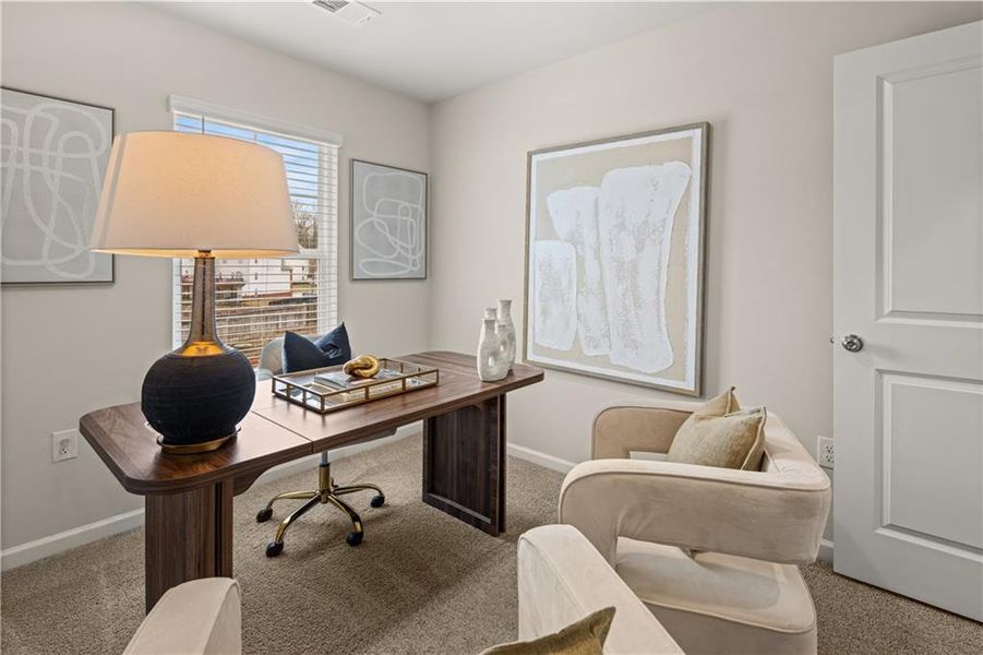 Furnished interior view inside a new home in The Collection at Walden Park, Jonesboro (Image 33).