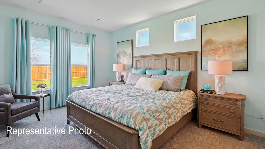 Furnished interior view inside a new home in Patriot Estates, Venus (Image 10).