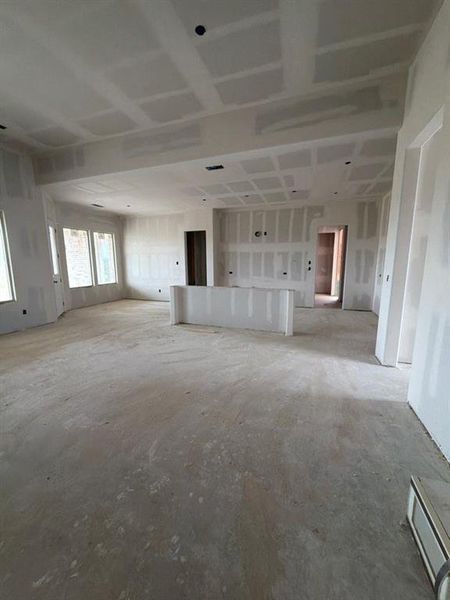 View of unfurnished living room View of unfurnished living room