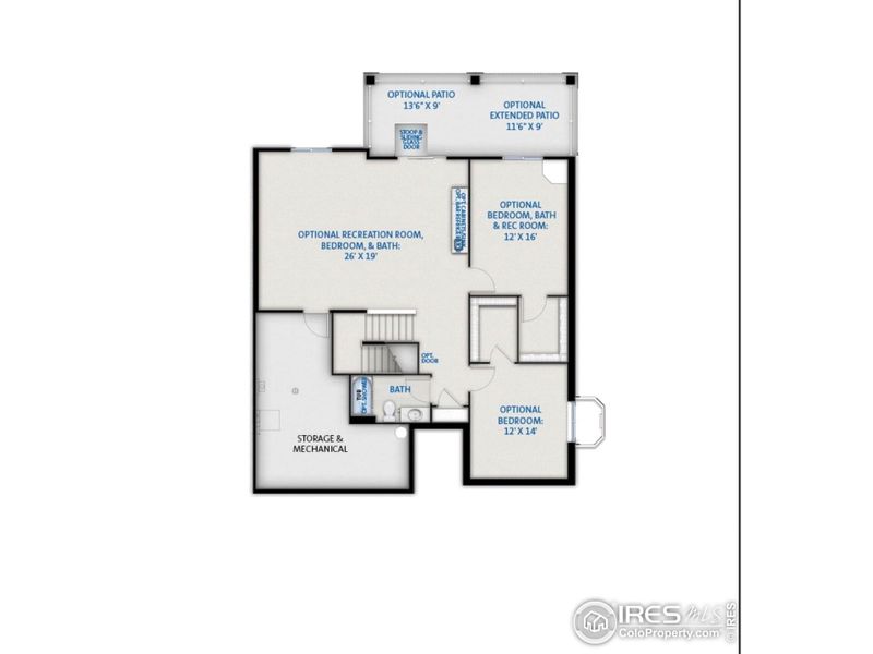 Basement Level Floor Plan