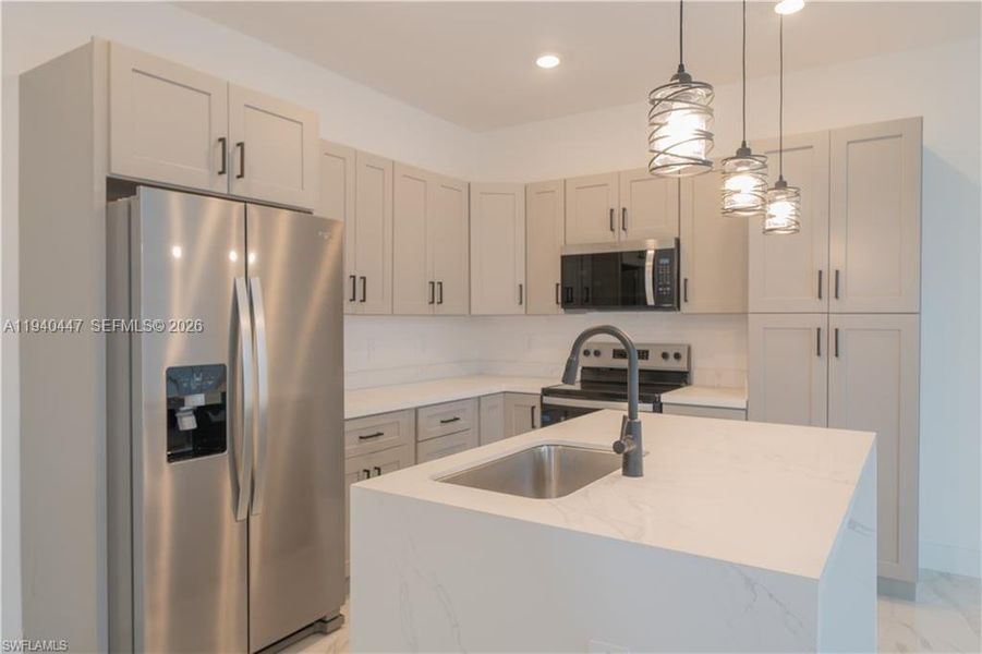 Furnished interior view inside a new home in , Fort Myers (Image 6).