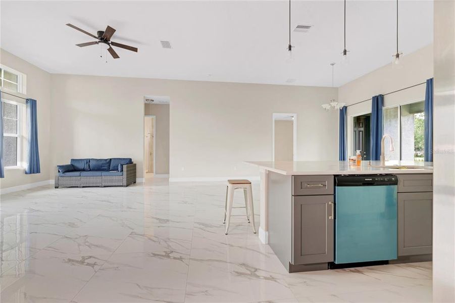 Furnished interior view inside a new home in , Palm Coast (Image 18).