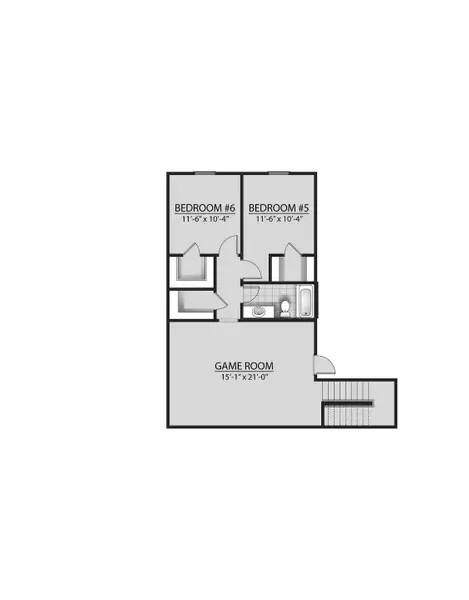 2D floor plan layout for the Camphor III G by DSLD Homes in The Estates at Highland Reserves, Pleasant View, TN (Image 3). 2D floor plan layout for the Camphor III G by DSLD Homes in The Estates at Highland Reserves, Pleasant View, TN (Image 3).