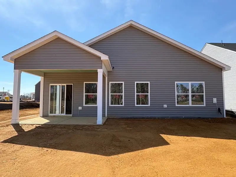 Exterior details and patio area of a home in Crescent Mills, Wilson's Mills (Image 2). Exterior details and patio area of a home in Crescent Mills, Wilson's Mills (Image 2).