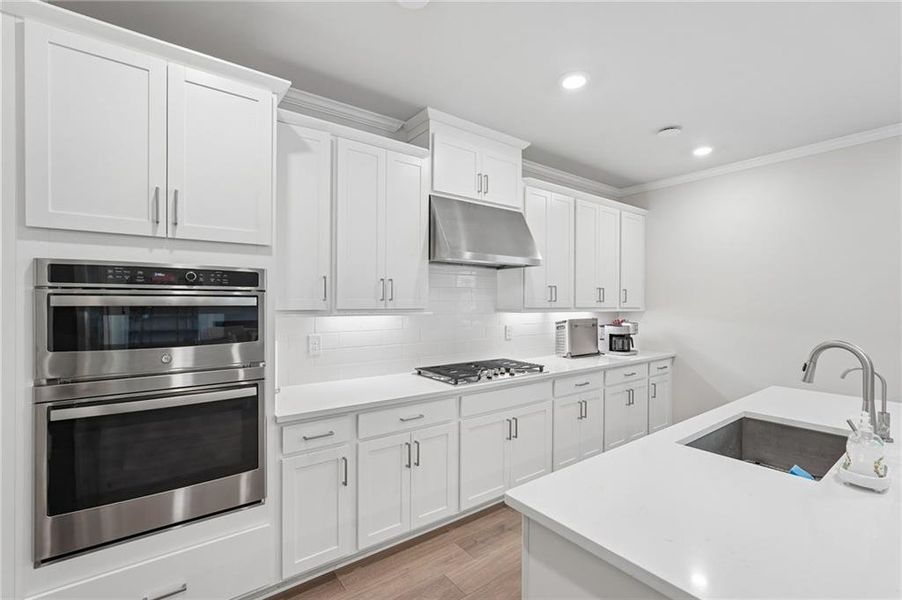 Furnished interior view inside a new home in Haley Station, Canton (Image 29).