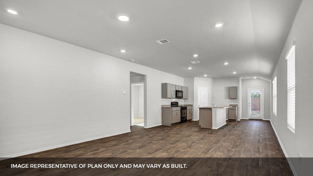 Spacious, unfurnished interior of a new home in Southgrove, Kyle (Image 9).