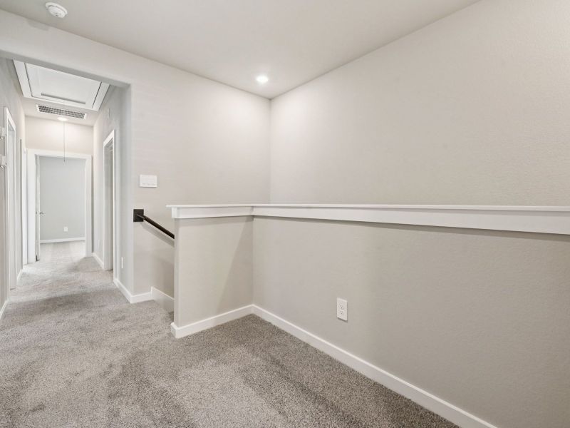 Spacious, unfurnished interior of a new home in Pinewood Trails - City Series, Atascocita (Image 17).