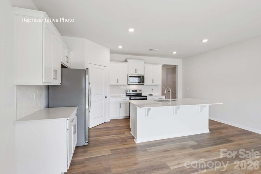 Furnished interior view inside a new home in Brinkley Ridge, Kings Mountain (Image 6).