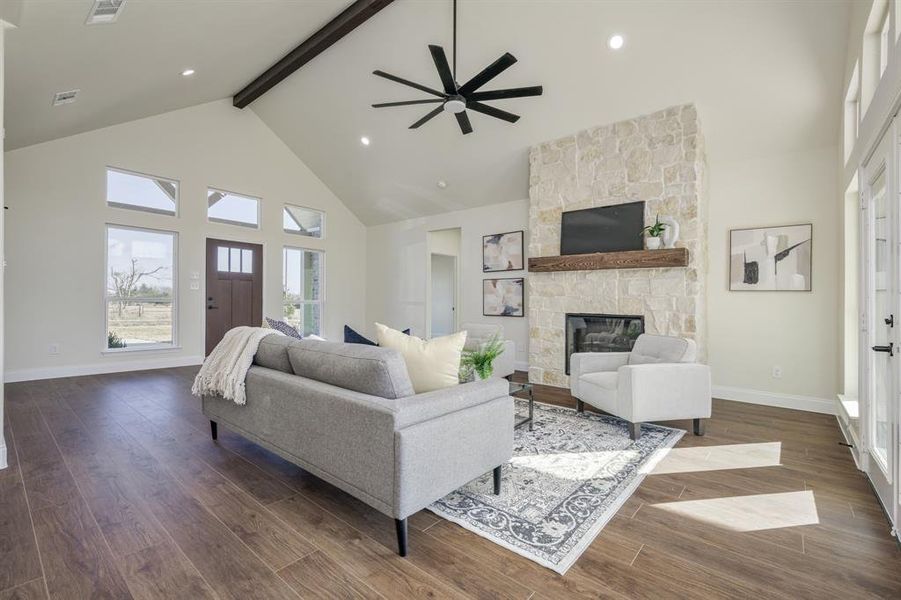 Furnished interior view inside a new home in , Farmersville (Image 18).