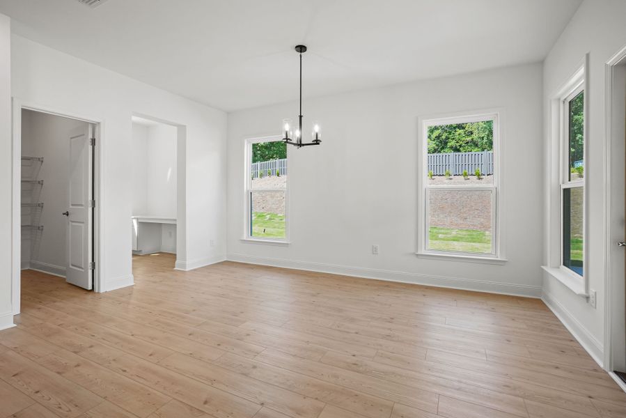 Spacious, unfurnished interior of a new home in Elmbrook, Indian Trail (Image 73). Spacious, unfurnished interior of a new home in Elmbrook, Indian Trail (Image 73).