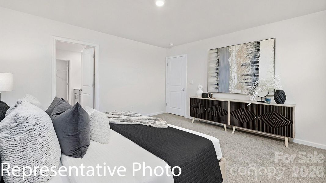 Furnished interior view inside a new home in Fergus Crossing, York (Image 9).