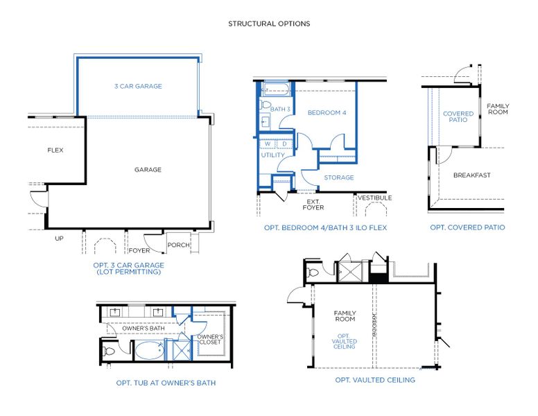 2D floor plan layout for the Melbourne by Tricoast Homes in River Ranch 55', Dayton, TX (Image 8). 2D floor plan layout for the Melbourne by Tricoast Homes in River Ranch 55', Dayton, TX (Image 8).