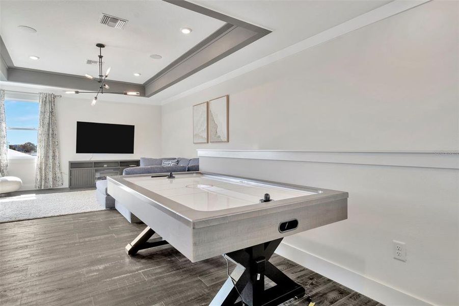 Furnished interior view inside a new home in Eagles Cove at Mirada, San Antonio (Image 44).