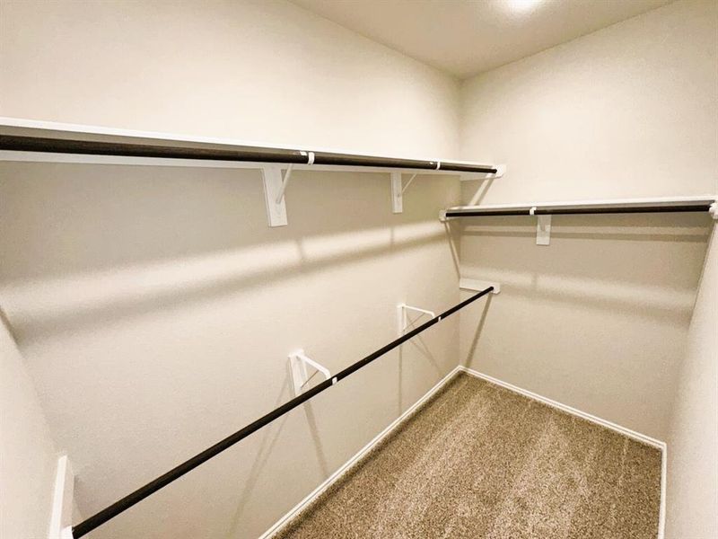 Tremendous walk in master closet