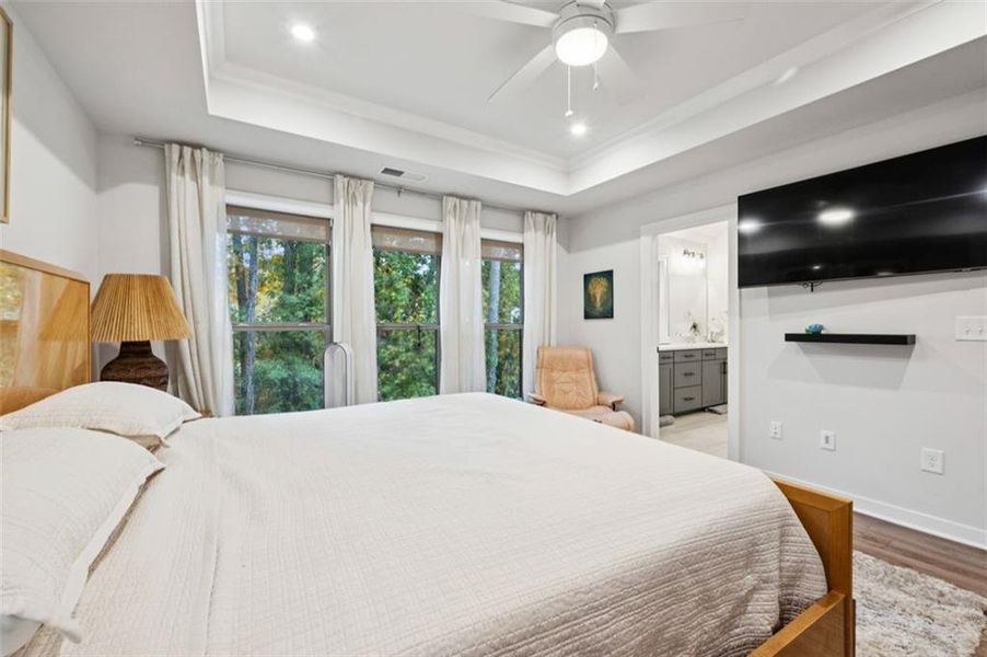 Furnished interior view inside a new home in Parkside at Mason Mill, Decatur (Image 28).