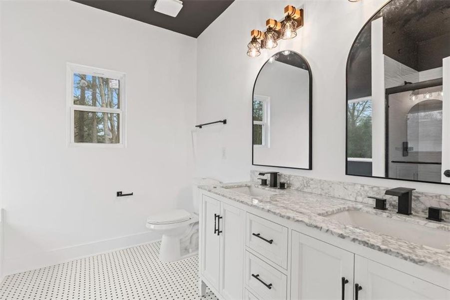 Furnished interior view inside a new home in , Austell (Image 10).