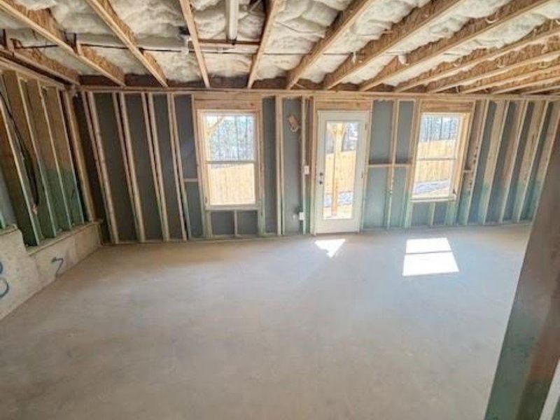 In-progress construction of a new home in , Buford, GA (Image 28).